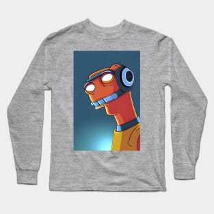 Sad robot Long Sleeve T-Shirt